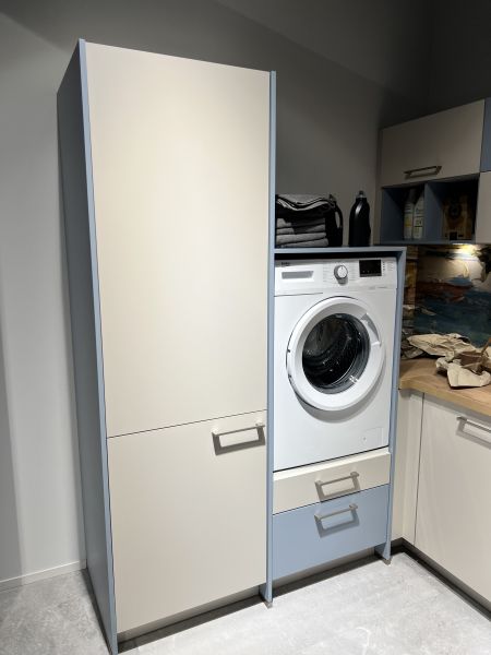 Unterbau für hochgebaute Waschmaschine und Wäschetrockner (VE 1)